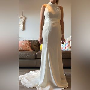 Vera Wang Wedding Dress High Neck